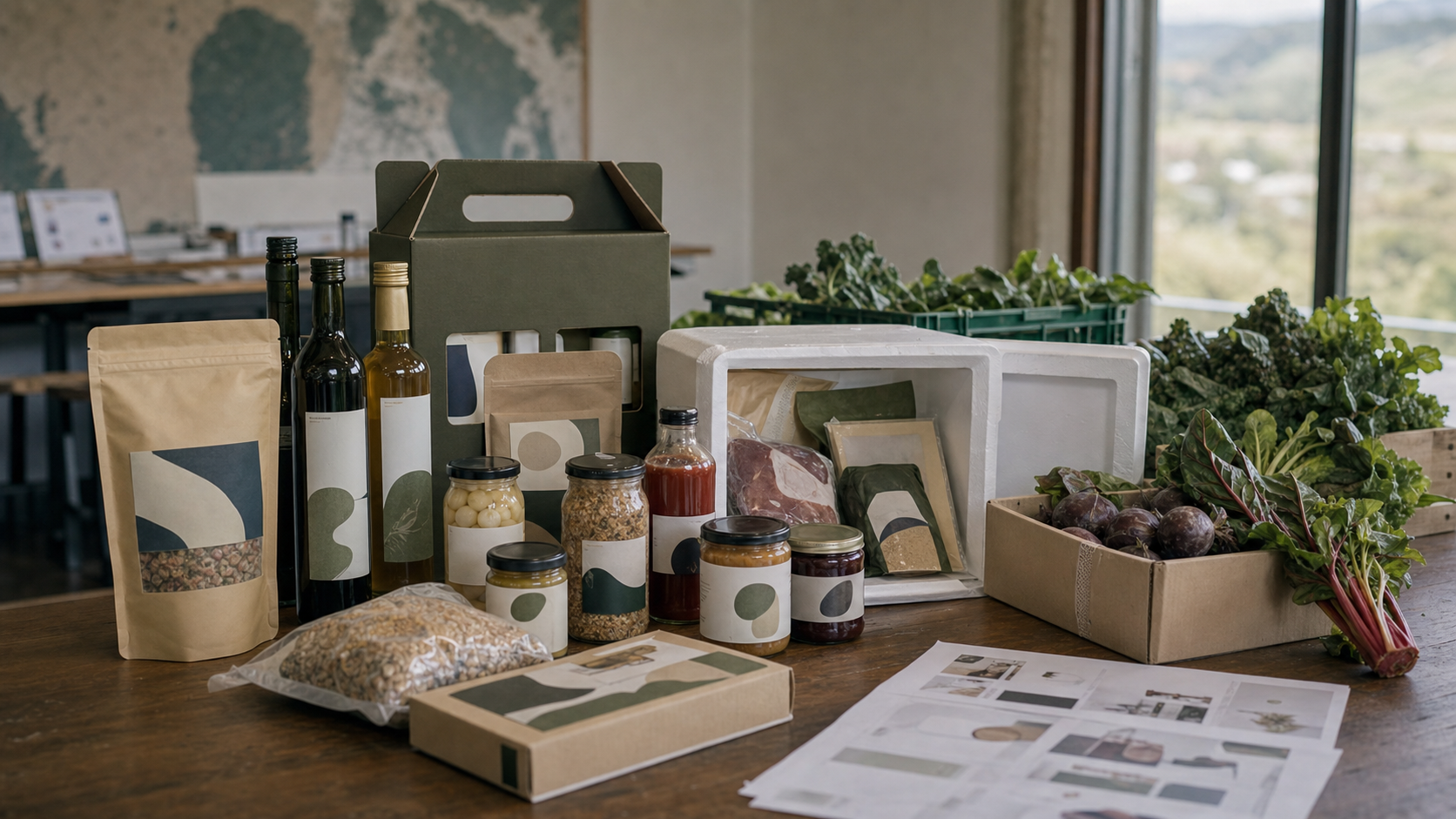 Aotea Kai product range and category review table.